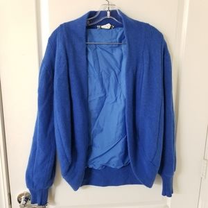 Vintage Angora Wool Blue Sweater